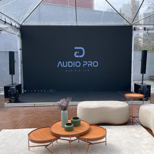 Infraestrutura de energia em evento produzido pela DC Live Produções em Joinville